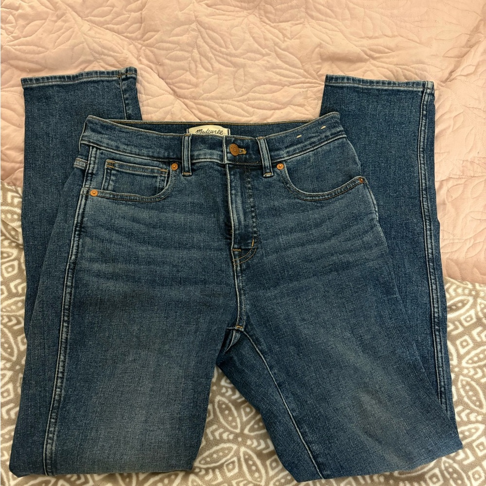 Madewell High Rise Dark Blue Jeans